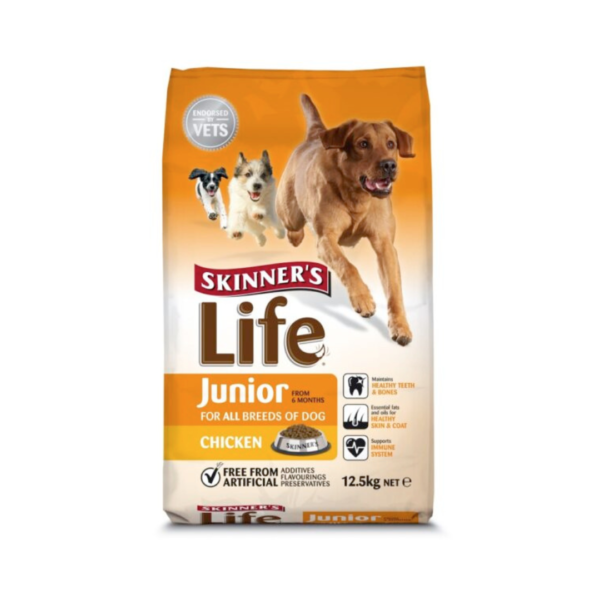 skinners life junior chicken 12.5kg