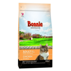 Bonnie Adult Cat Food Chicken - 0.5 Kg
