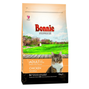 Bonnie Adult Cat Food Chicken - 1.5 Kg