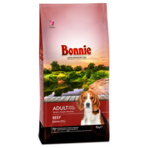 Bonnie Adult Dog Food Beef - 15 Kg