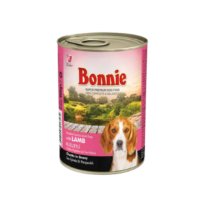 Bonnie Canned Dog Food With Lamb-Chunks In Gravy-415 Gr