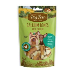 dog fest calcium bones with chicken 55g