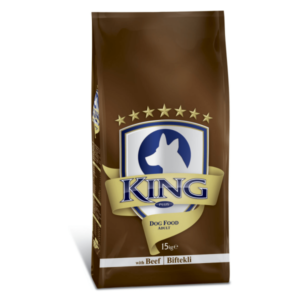 King Plus Adult Dog Food Beef - 15 Kg