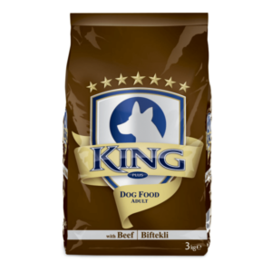 King Plus Adult Dog Food Beef - 3 Kg