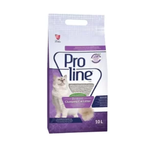 Proline Bentonite Clumping Cat Litter - Lavender Scent - 10 L