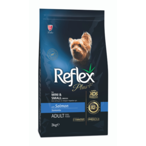 Reflex Plus Mini Small Breed Adult Dog Food Salmon - 3 Kg