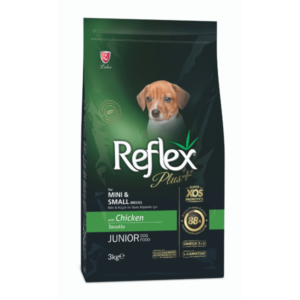 Reflex Plus Mini Small Breed Junior Dog Food Chicken - 3 Kg