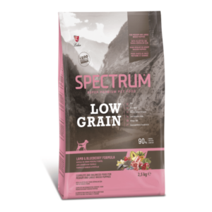 Spectrum Low Grain Adult Medium Large Dog Food Lamb & Blueberry - 2.5 Kg