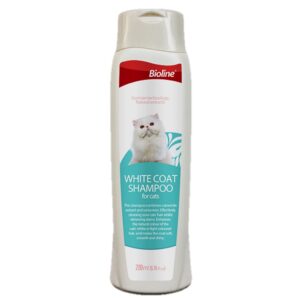 bioline white coat shampoo for cat 200ml