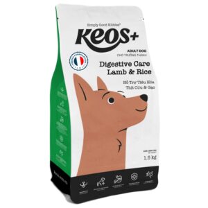 keos+ adult dog food digestive care – lamb & rice